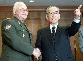 Japan, Russia hold defense talks